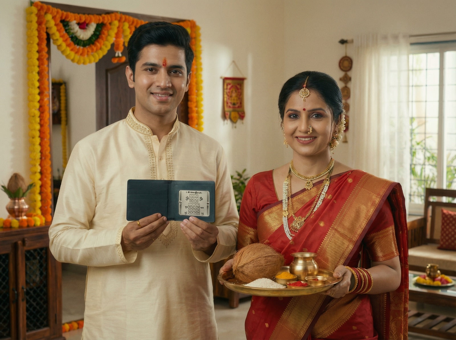 Dhan Vriddhi Yantra Wallet | Vegan Leather