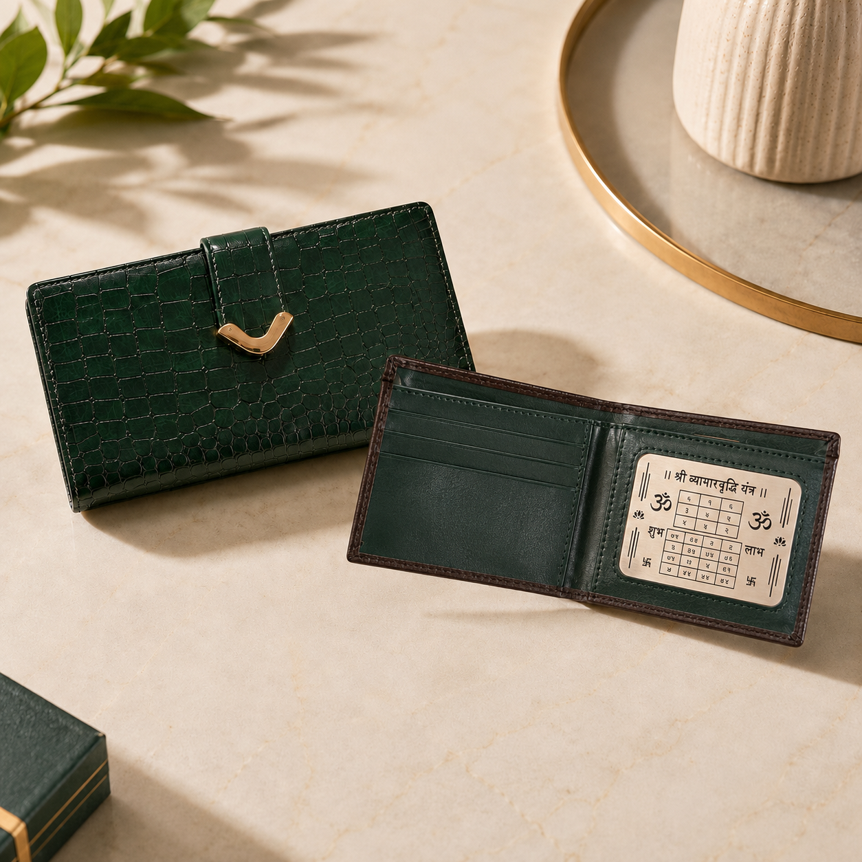 Dhan Vriddhi Yantra Wallet Combo for Couple